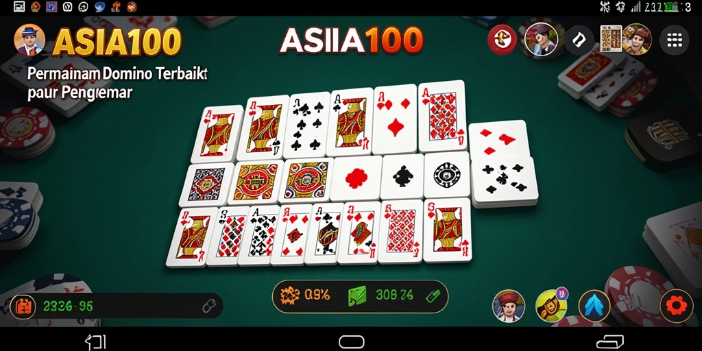 Screenshot menampilkan permainan Domino yang seru dan interaktif.