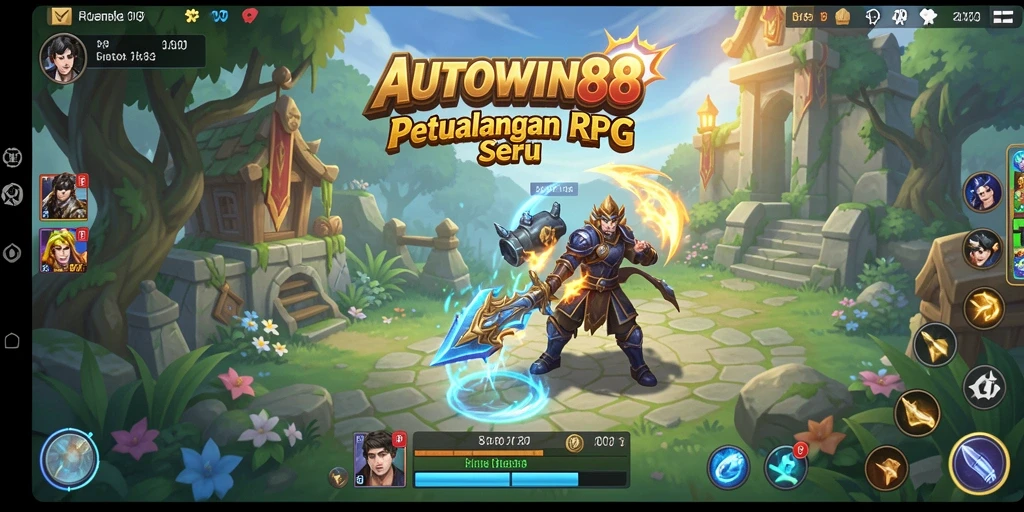 Gameplay yang mendebarkan dalam dunia fantasi RPG.