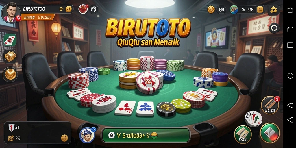 Gameplay menarik BIRUTOTO dengan aksi QiuQiu yang penuh strategi.