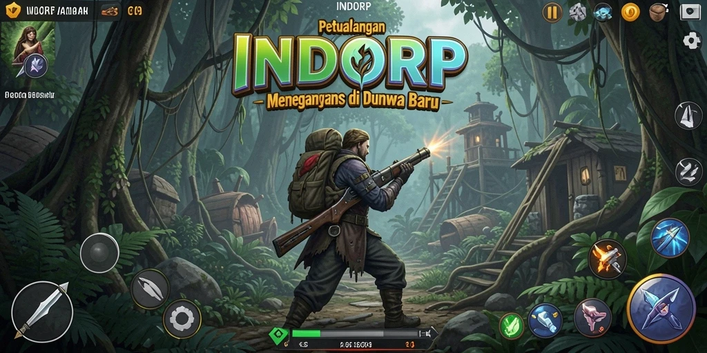 Gameplay menarik di dunia petualangan INDORP.