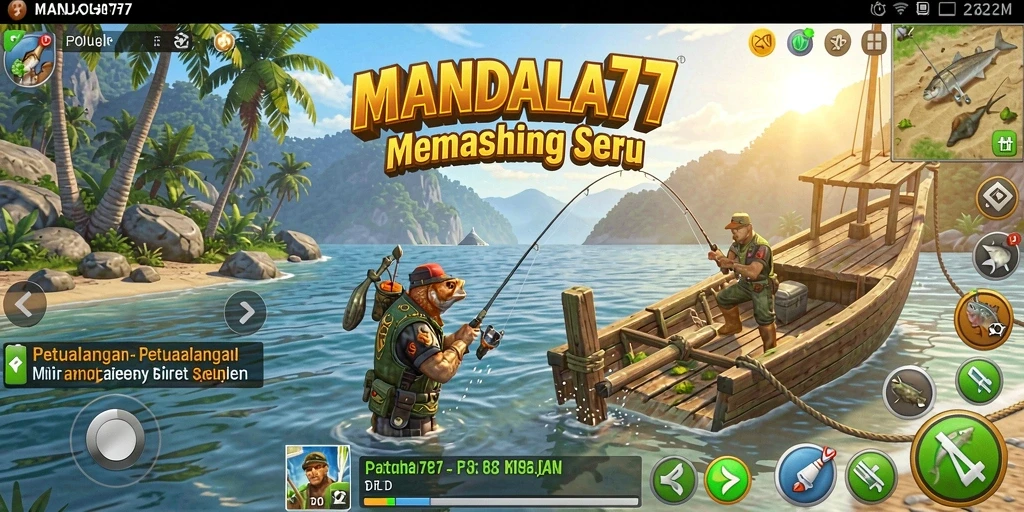 Gameplay seru di MANDALA77 dengan suasana memancing yang menakjubkan.