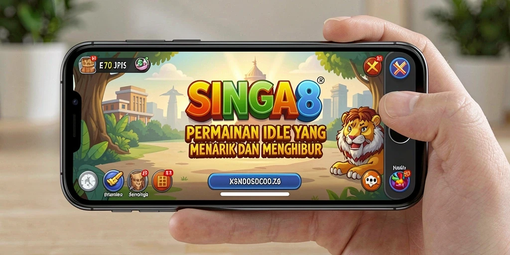 Tangkapan layar SINGA8 menampilkan aksi gameplay Idle yang seru.